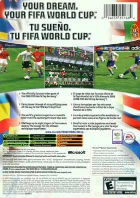 FIFA World Cup Germany 2006 (USA) box cover back